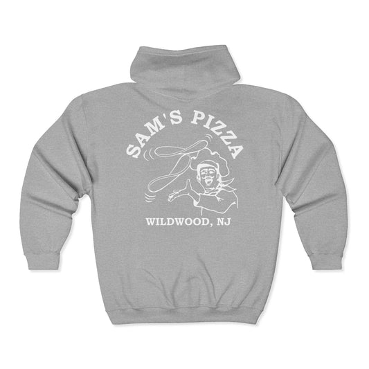 Sam's Pizza Palace Full Zip Hooded Sweatshirt