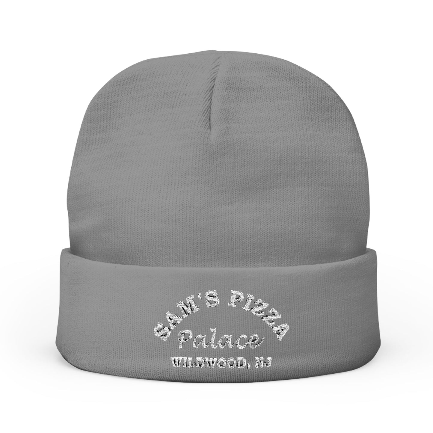 Sam’s Pizza Palace Embroidered Knit Beanie