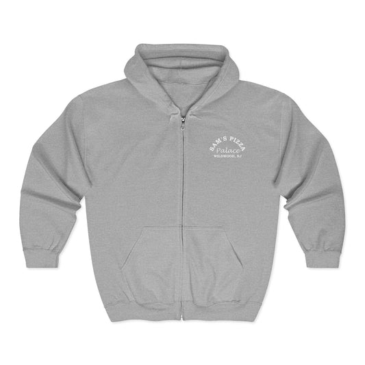 Sam's Pizza Palace Full Zip Hooded Sweatshirt