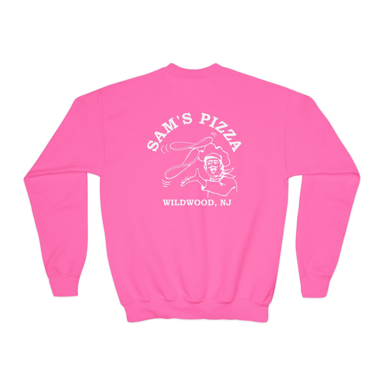 Sam's Pizza Palace Youth Crewneck Sweatshirt