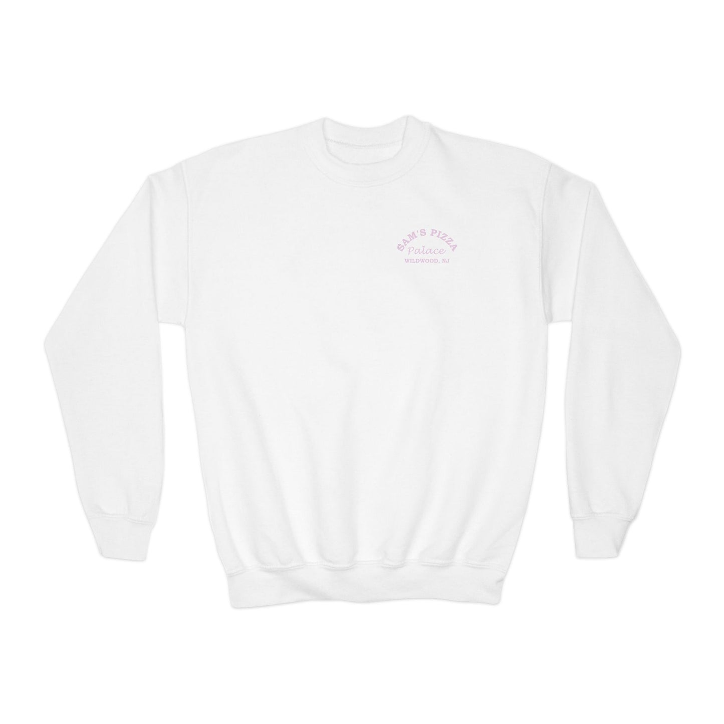 Sam's Pizza Palace Youth Crewneck Sweatshirt (Valentine's Day Edition)