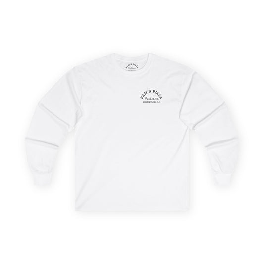 Sam's Pizza Palace Long Sleeve T-shirt (Slice Slice Baby)