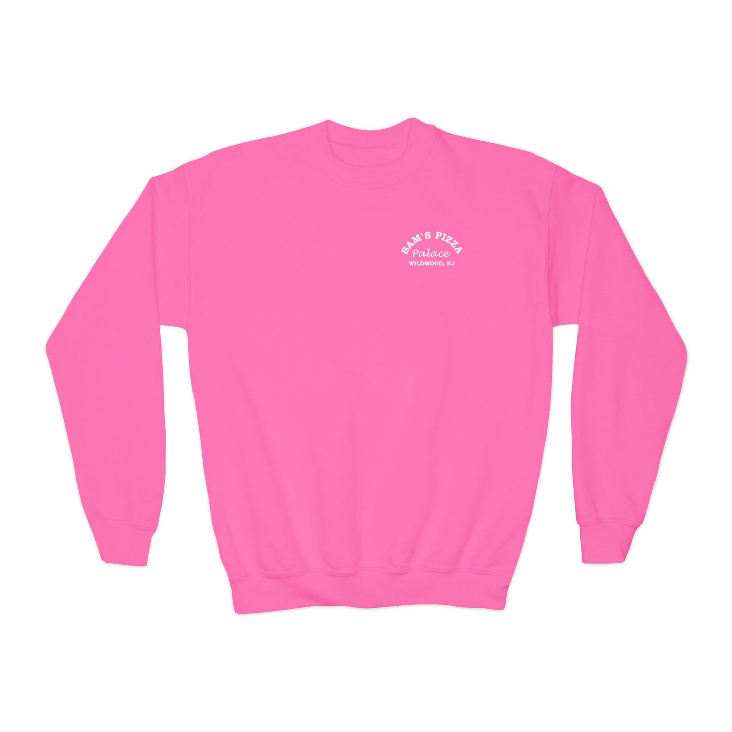 Sam's Pizza Palace Youth Crewneck Sweatshirt (Valentine's Day Edition)