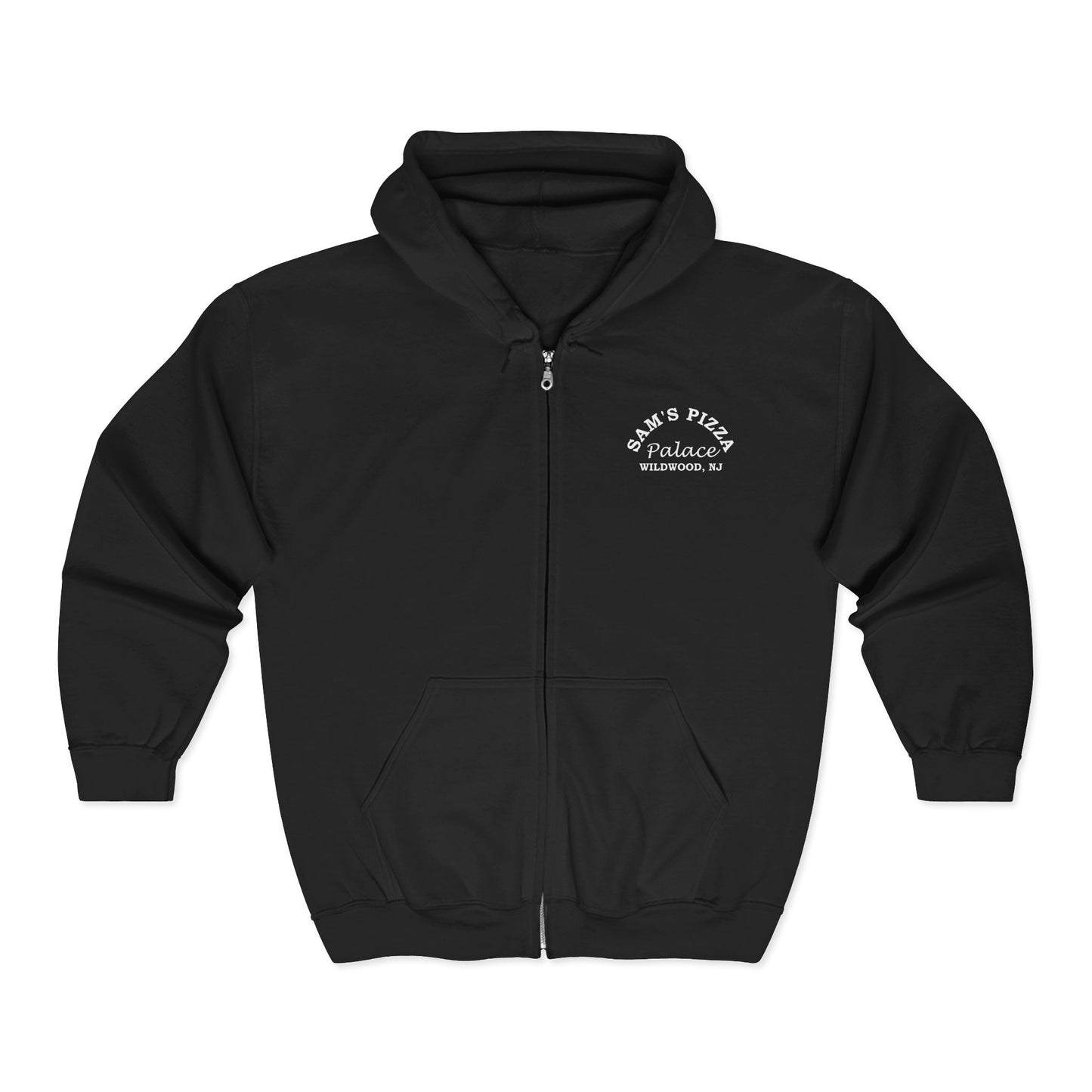 Sam's Pizza Palace Full Zip Hooded Sweatshirt