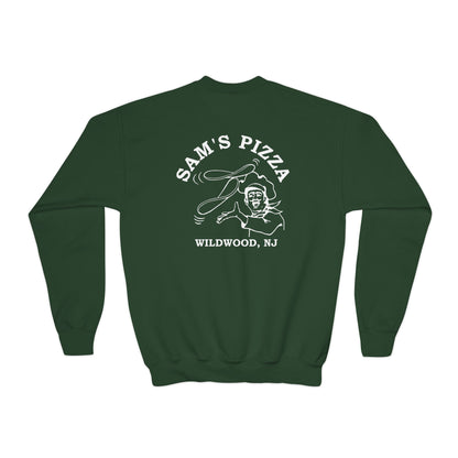 Sam's Pizza Palace Youth Crewneck Sweatshirt