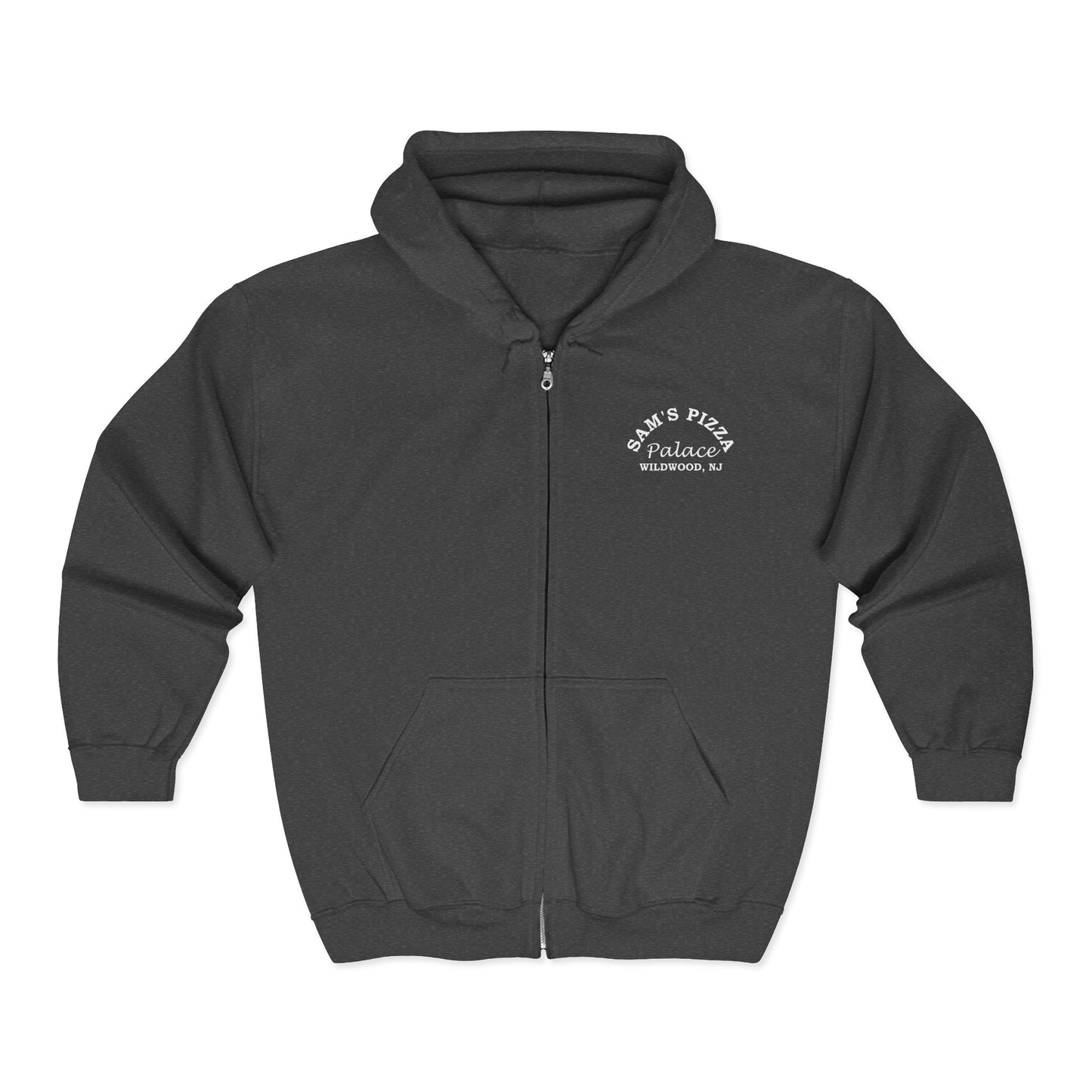Sam's Pizza Palace Full Zip Hooded Sweatshirt