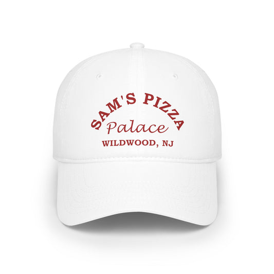 Authentic Sam's Pizza Palace Low Profile Baseball Hat (Red Logo)