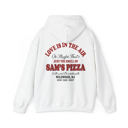 "LOVE IS IN THE AIR" Sam's Pizza Palace Hoodie