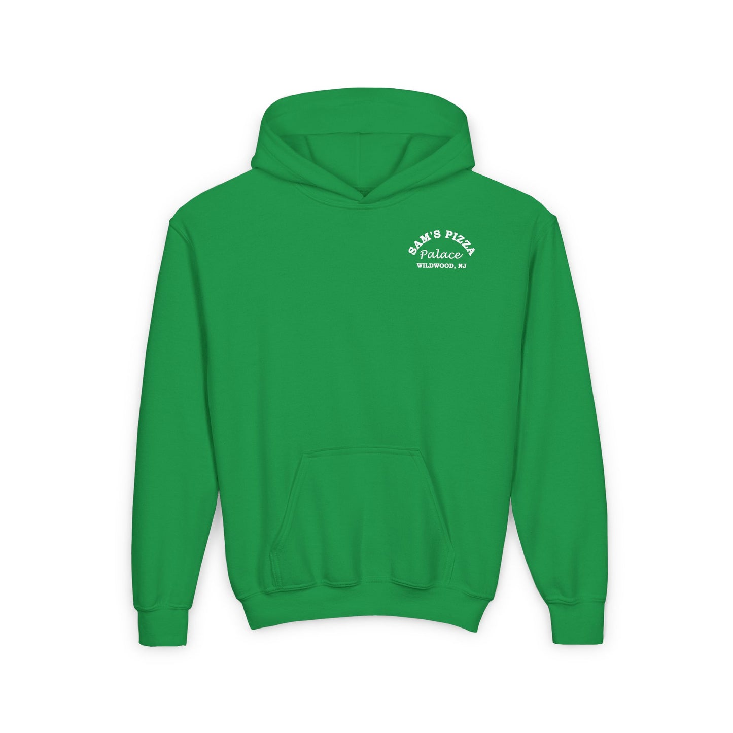 Green Authentic Sam's Pizza Palace Youth Hoodie