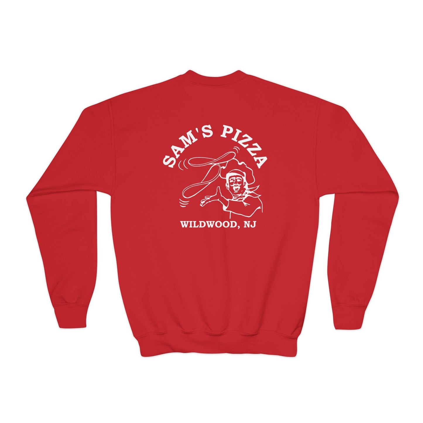Sam's Pizza Palace Youth Crewneck Sweatshirt