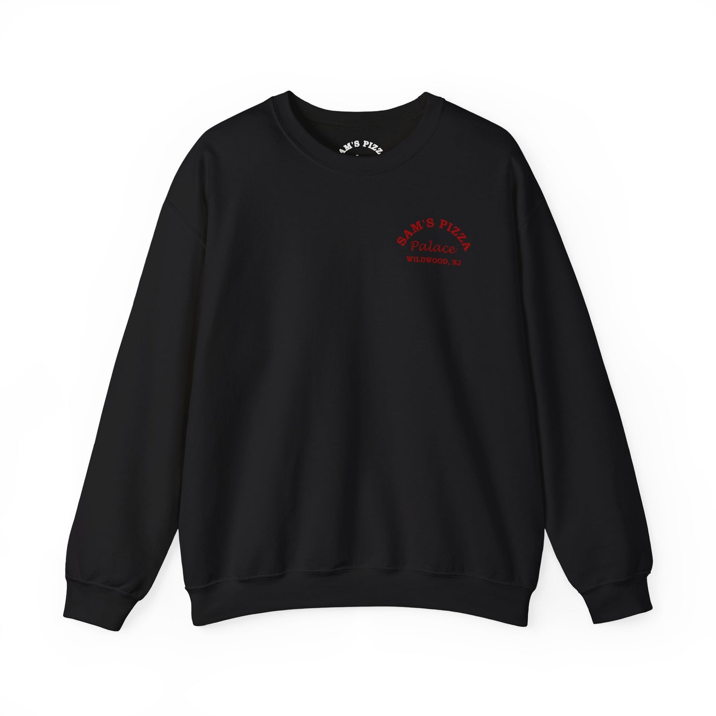 Authentic Sam's Pizza Palace Crewneck Sweatshirt (Red Logo)