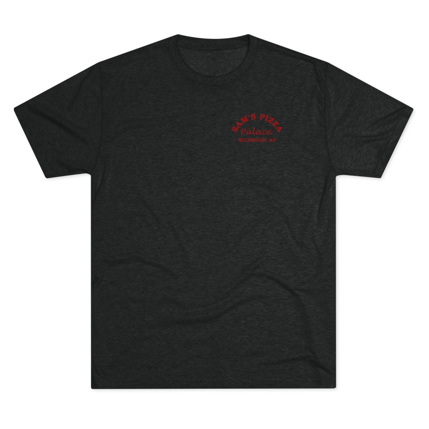 Authentic Sam's Pizza Palace Premium Tri-Blend T-shirt (Red Logo)