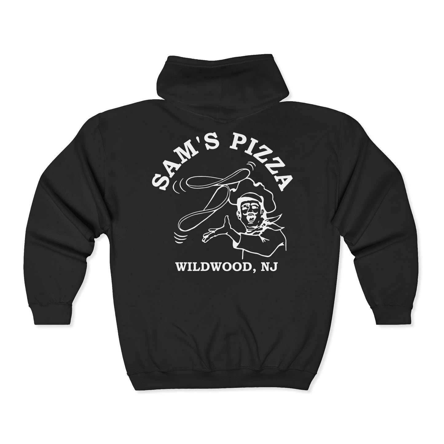 Sam's Pizza Palace Full Zip Hooded Sweatshirt