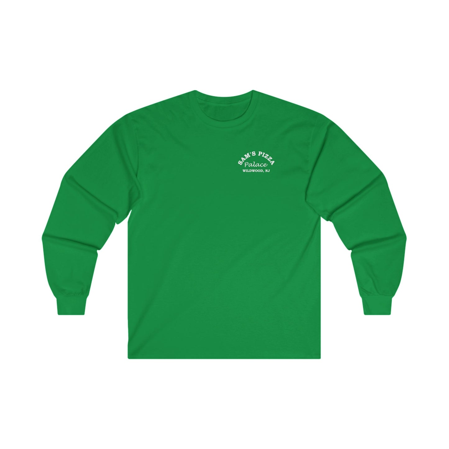 Green Authentic Sam's Pizza Palace Long Sleeve T-shirt