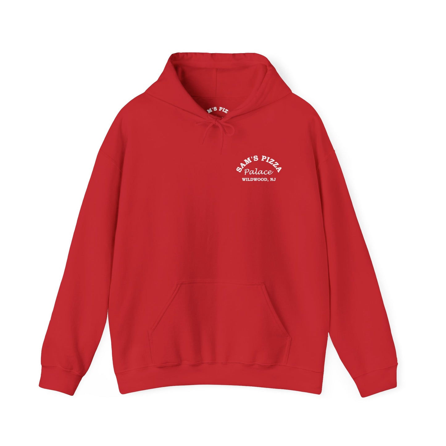 Red Authentic Sam's Pizza Palace Hoodie