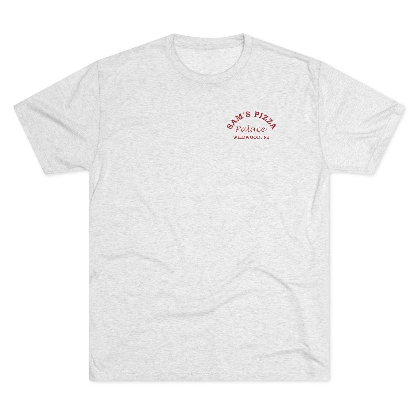 Authentic Sam's Pizza Palace Premium Tri-Blend T-shirt (Red Logo)