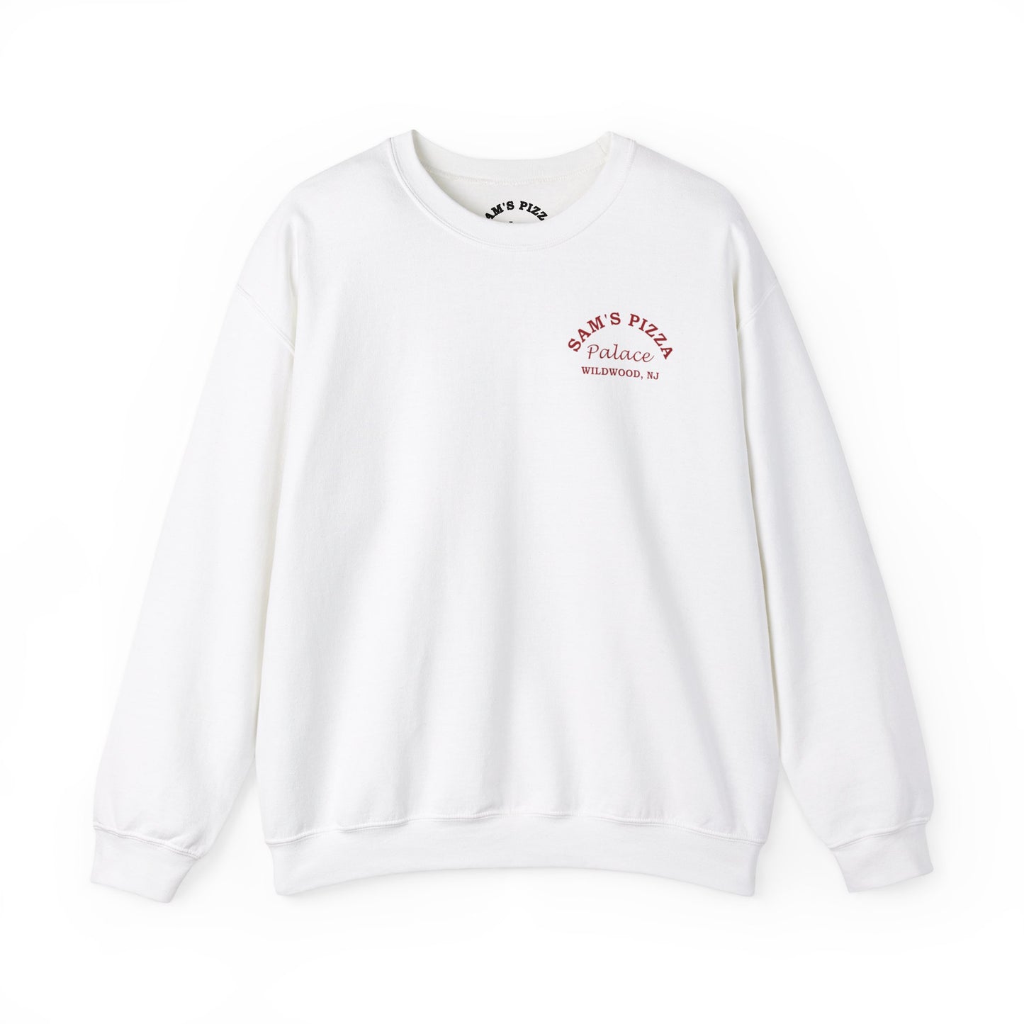 Authentic Sam's Pizza Palace Crewneck Sweatshirt (Red Logo)