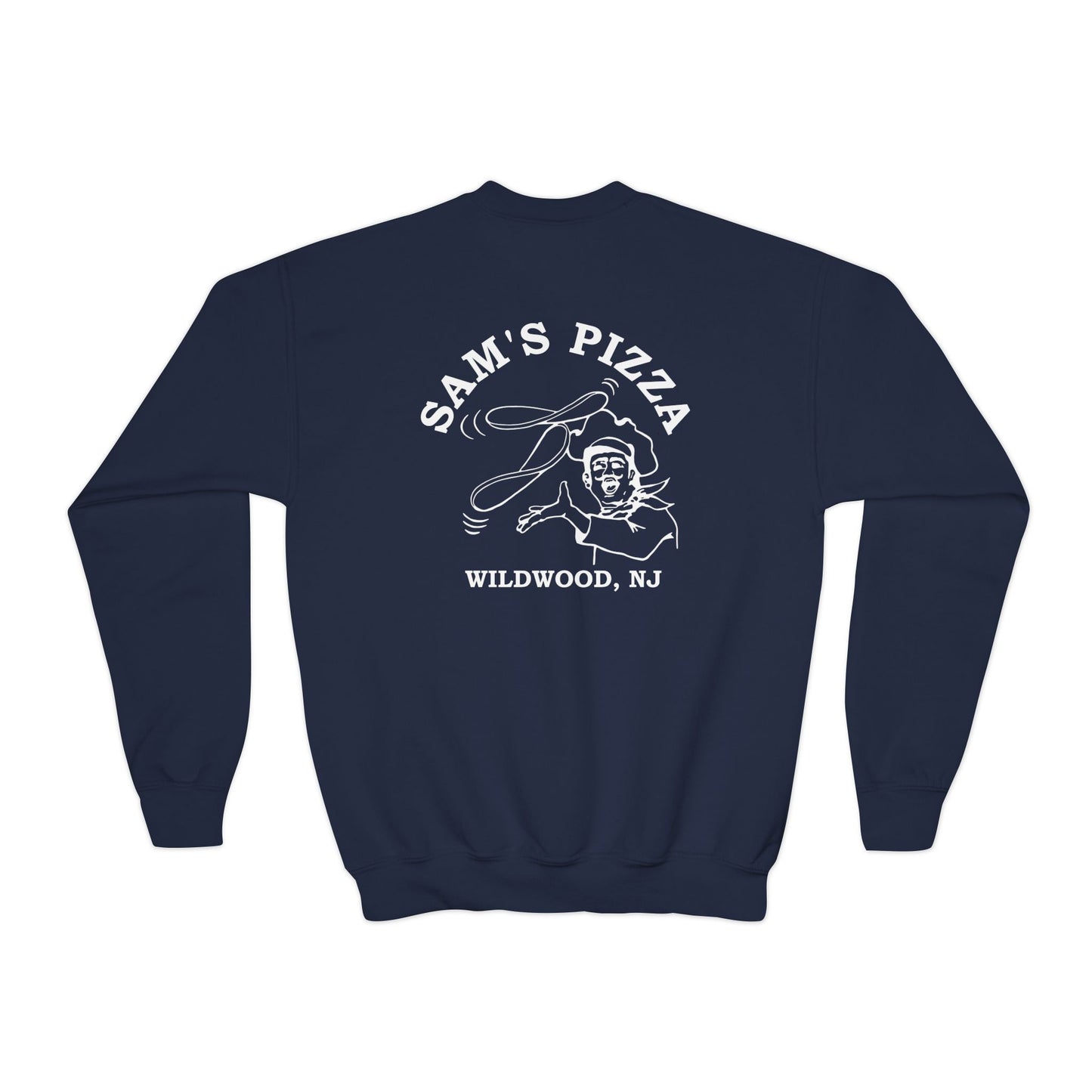 Sam's Pizza Palace Youth Crewneck Sweatshirt